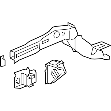 Honda 60910-TA0-A00ZZ Frame, L. FR. Side