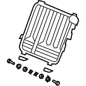 Honda 82526-TK6-A01 Frame, L. RR. Seat-Back