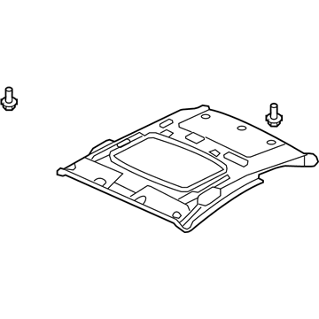 Honda 83200-SVA-A22ZB Lining Assy., Roof *NH598L* (Sliding Roof) (ATLAS GRAY)