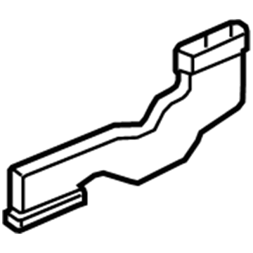Honda 83382-THR-A00 Duct Assy., L. RR. Heater Joint