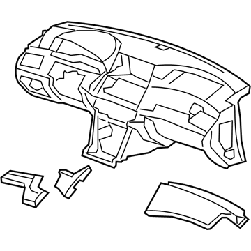 Honda Crosstour Instrument Panel - 77100-TP6-A01ZA