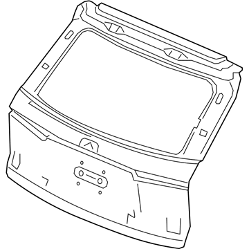 Honda Passport Tailgates - 68100-TGS-A12ZZ