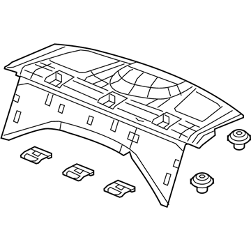 Honda 84505-TR0-A21ZB Tray, RR. *NH686L* (WARM GRAY)