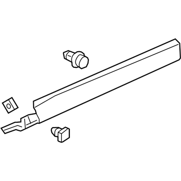 Honda 71800-T6Z-A00 Garnish Assy., R. FR. Side Sill