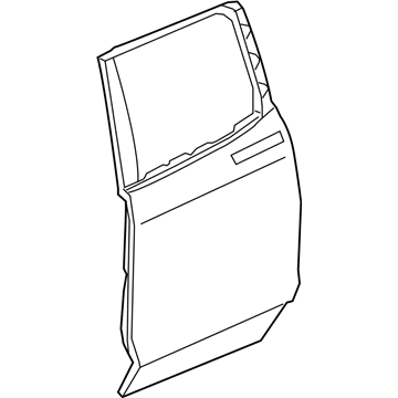 Honda 67550-T6Z-A90ZZ Panel, L. RR. Door (DOT)