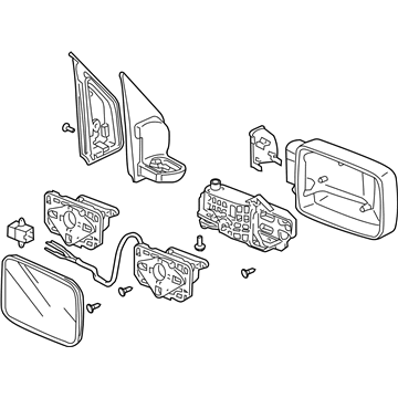 2004 Honda Element Car Mirror - 76250-SCV-A11ZA