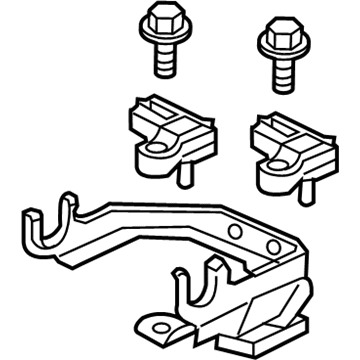 Honda 46468-TM8-000 Bracket, Master Power Tube