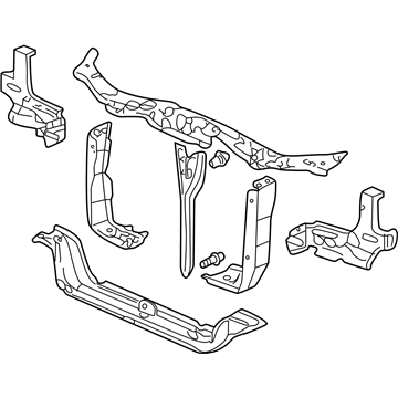 2000 Honda Odyssey Radiator Support - 60400-S0X-A02ZZ