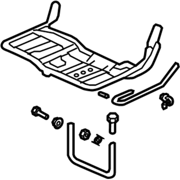 Honda 82536-SLN-A01 Frame, L. RR. Seat Cushion