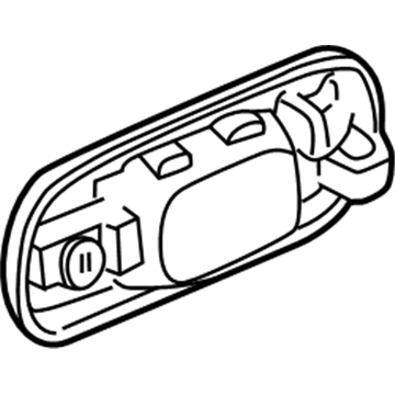 2000 Honda CR-V Door Handle - 72140-ST0-J02ZX