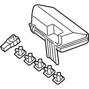 Honda 38256-TP6-A11 Cover, Relay Box (Upper)