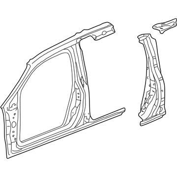 Honda 04635-S0X-405ZZ Panel Set, R. FR. (Outer)