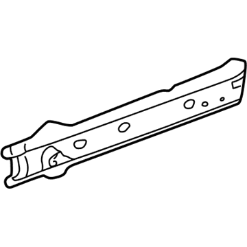 Honda 64550-S0X-A01ZZ Reinforcement, L. FR. Pillar (Lower)