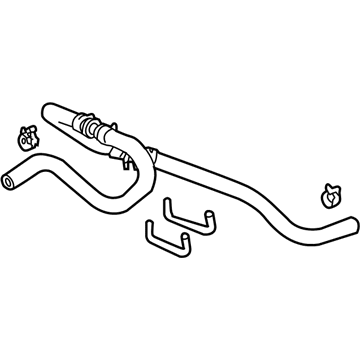 2014 Honda Insight Brake Booster Vacuum Hose - 46402-TM8-A01