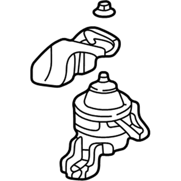 Honda 50820-S10-A01 Rubber Assy., Engine Side Mounting