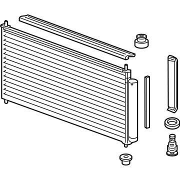 2015 Honda CR-Z A/C Condenser - 80100-SZT-G01