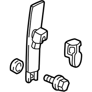 Honda 81460-S84-A02ZK Adjuster, Shoulder Slide *YR239L* (KI IVORY)