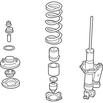 2002 Honda S2000 Shock Absorber - 52610-S2A-A05