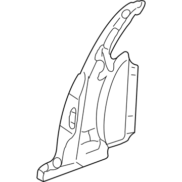 Honda 63610-S3Y-A00ZZ Stiffener, L. Center Pillar