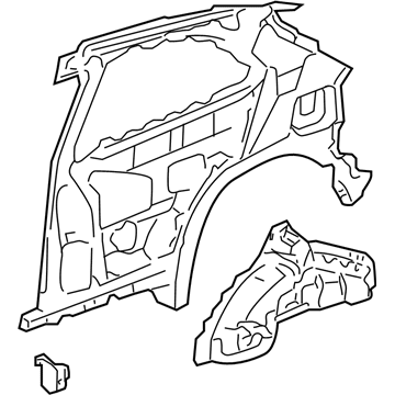 Honda 64300-S5T-A01ZZ Panel, R. RR. Inside