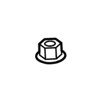 Honda 90365-TET-H01 Nut, Self-Lock (10MM) (Nylon)