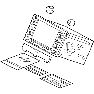 Honda 39540-SZT-325 Navigation Unit (Avn-DVD)(Coo)(Alpine)