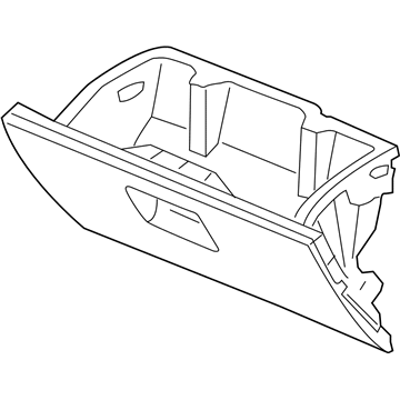 Honda 77510-SCV-A01ZB Box Sub-Assembly (Gray)