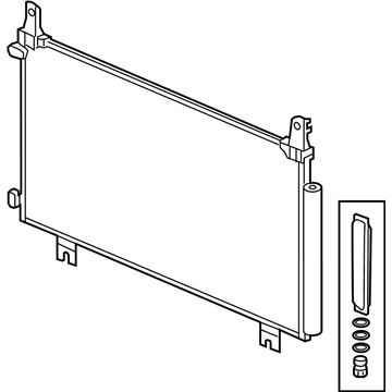 Honda A/C Condenser - 80100-TLA-A01