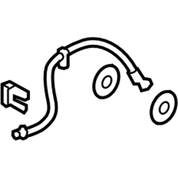 Honda 01466-TZ5-A01 Hose Set, Right Rear Brake