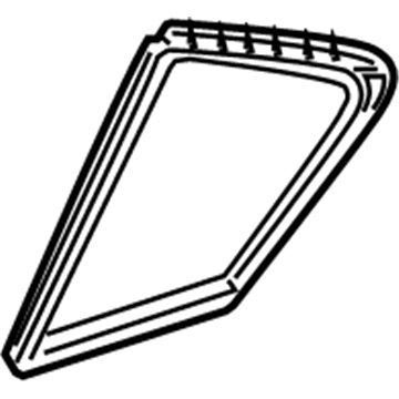 Honda 73491-TA0-A01 Seal, L. RR. Door Quarter