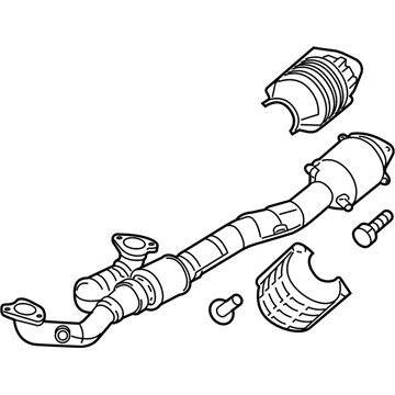 Honda 18150-5J6-A10 Converter Assembly