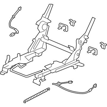 Honda 81310-SZA-A01 Device, R. Middle Seat