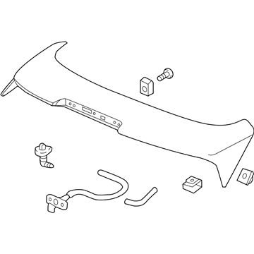 Honda 74900-T7W-003ZB Garnish Assy. *R81*