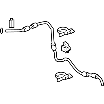 Honda 70065-TK8-A10 Tube, L. RR. Drain