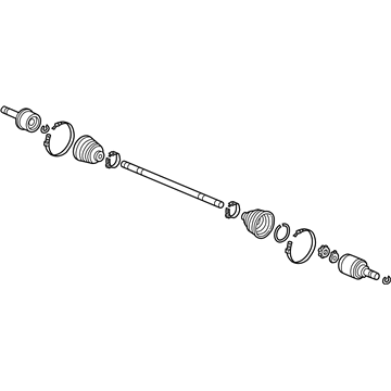 Honda 42310-T7X-A01 Driveshaft Assembly, Passenger Side
