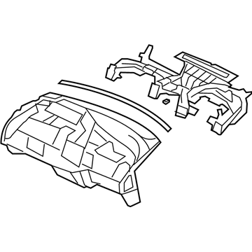 Honda Civic Instrument Panel - 77100-SNA-K11ZP
