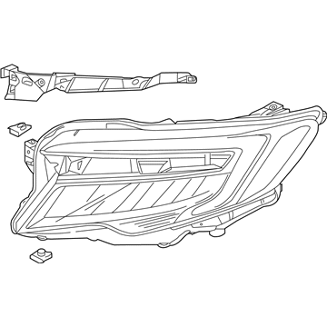 Honda 33150-TG7-A32 Headlight Assembly, Driver Side