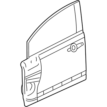 Honda 67010-SNA-A90ZZ Panel, R. FR. Door (DOT)