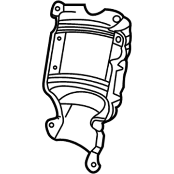 Honda 18123-RCJ-A00 Cover B, RR. Primary Converter