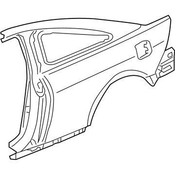 Honda 04646-SDN-A91ZZ Panel Set L,RR Outside