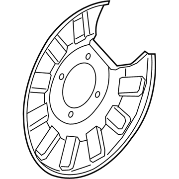 2018 Honda Odyssey Brake Dust Shields - 43254-THR-A00