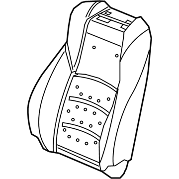 Honda 81127-TVC-A01 Pad, Right Front Seat-Back