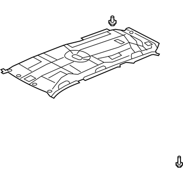 Honda 83200-S9V-A31ZB Lining Assy., Roof *NH220L* (CLEAR GRAY)