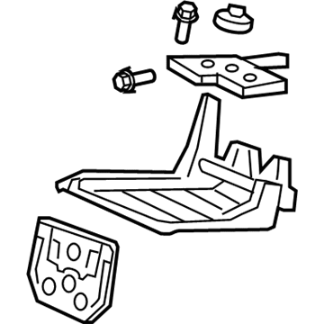 Honda 82536-SHJ-A02 Frame, L. RR. Seat Cushion