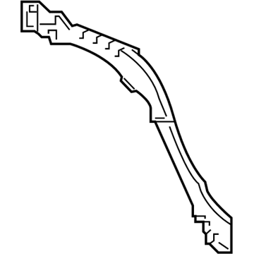 Honda 71460-TLA-A01 Brace Assy., L. FR. Bulkhead