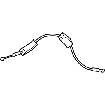 Honda 72633-TVA-A01 Cable, Rear Door Lock