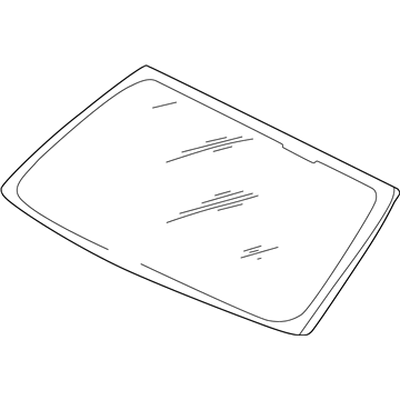 Honda 73211-S5B-A01 Glass Set, RR. Windshield (Green) (Asahi)