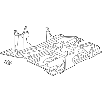 Honda 74110-TGG-A60 Cover Assembly, Engine (Lower)