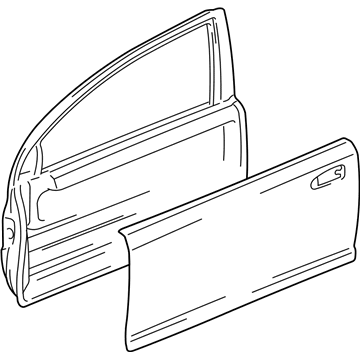 Honda 67050-S5T-A90ZZ Panel, L. FR. Door (DOT)