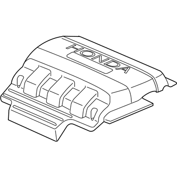 Honda 17141-RN0-A00 Rubber A, Engine Cover